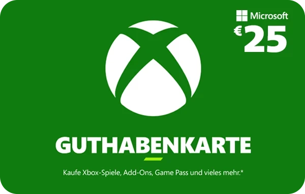 Xbox € 25 Guthaben