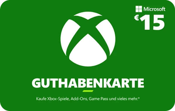 Xbox € 15 Guthaben