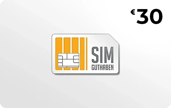 SIM Guthaben € 30