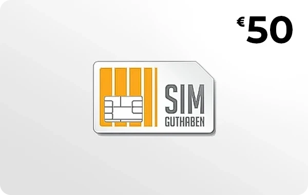 SIM Guthaben € 50