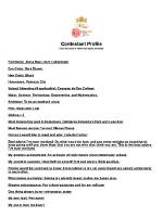 A Contestant Profile from the Courtship