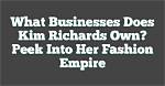 A Peek into Her Financial Empire
