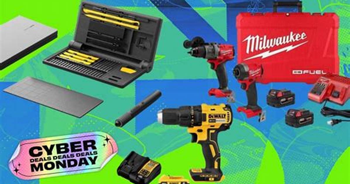 Best Cyber Monday Power Tool Deals: Dewalt, Milwaukee, and More