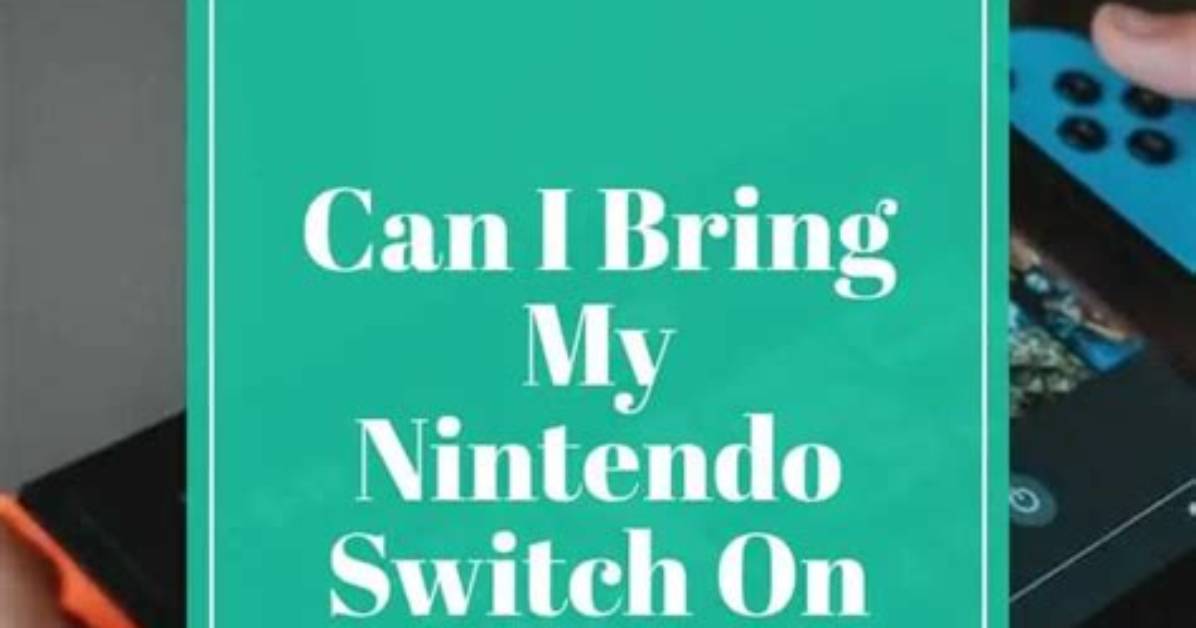 Can I Bring My Switch on a Plane?