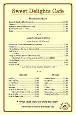 Discover the Sweetest Cafe Menu Delights