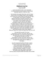 Eminem Lose Yourself Lyrics | Blinksync