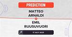 Expert Machc vs Arnaldi Prediction: Who Will Triumph?