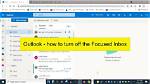 How to Turn off Focused Inbox in Microsoft Outlook
