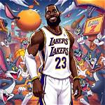 Lebron James Tom and Jerry