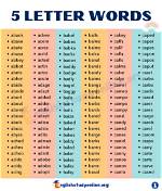 List of 5 Letter Words Starting with 'Whi' ·