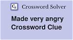 Made an Angry Face Crossword Clue