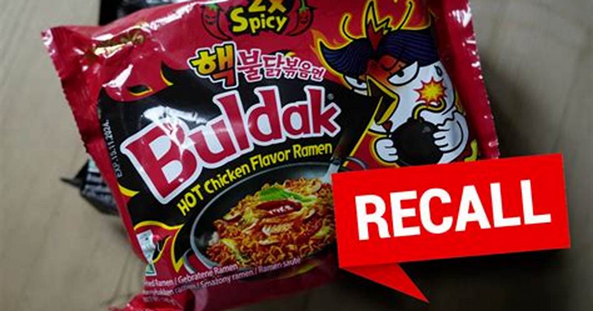 Ramen Noodle Recall September 2024: What You Need to Know
