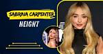 Sabrina Carpenter's Height: an Exploration