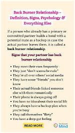 Understanding the Backburner Relationship Meaning