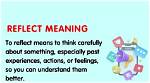 Understanding the Depth of Reflect Meaning